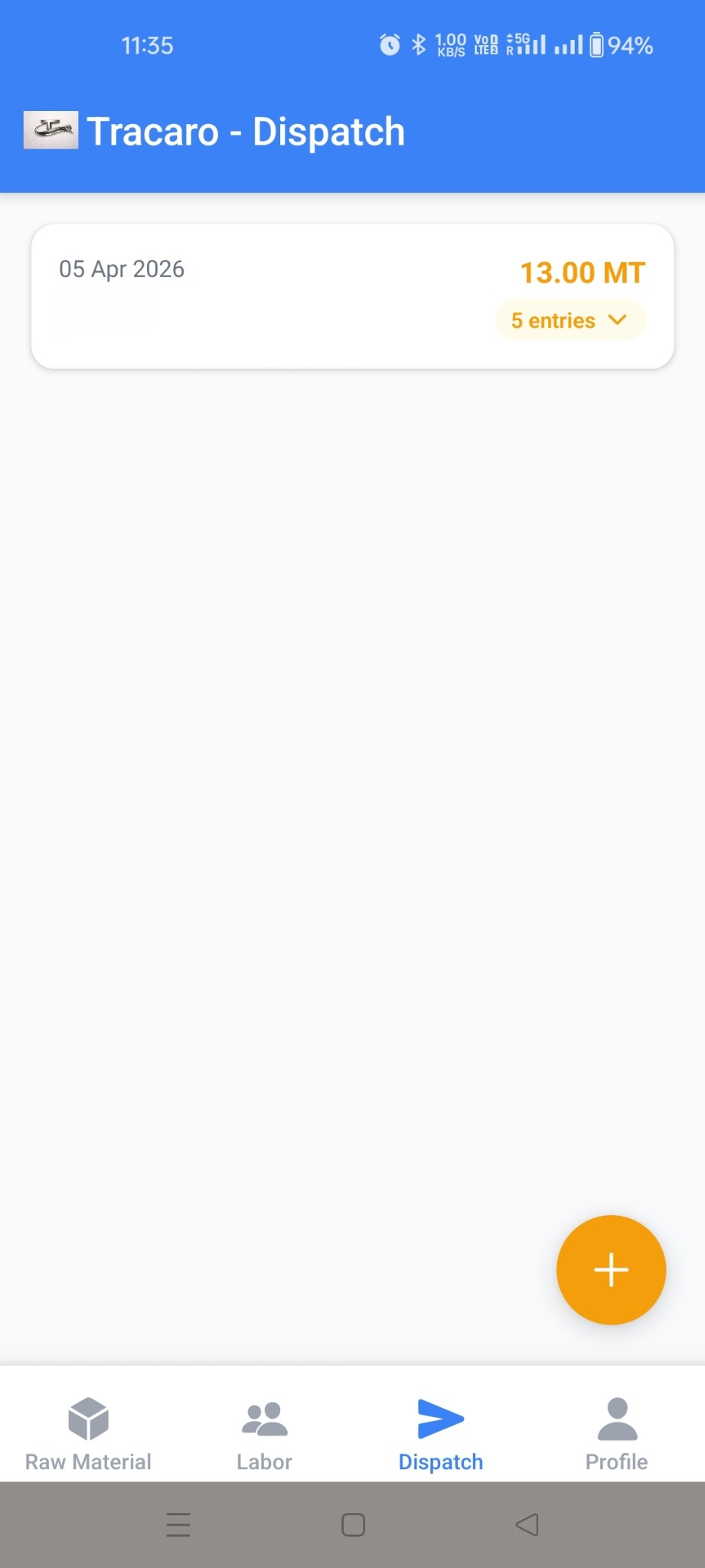 Staff Panel raw material